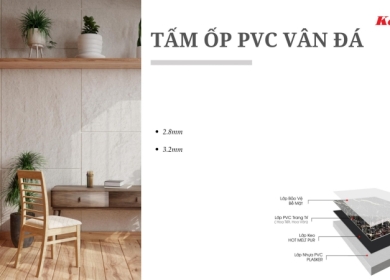 Tấm Ốp PVC vân đá Kosmos